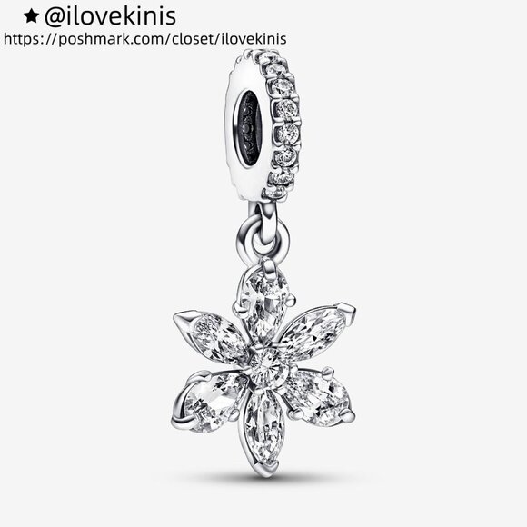 Pandora Sparkling Herbarium Cluster Dangle Charm - Picture 1 of 5